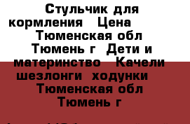 Стульчик для кормления › Цена ­ 1 000 - Тюменская обл., Тюмень г. Дети и материнство » Качели, шезлонги, ходунки   . Тюменская обл.,Тюмень г.